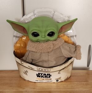 NEW Star Wars Grogu Plush Toy, 11-in The Child Character from The Mandalorian